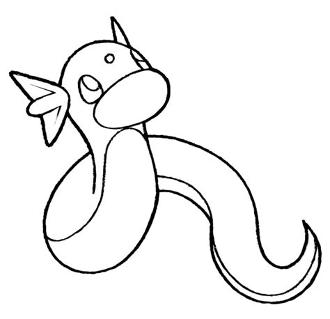 Dratini Coloring Pages Coloring Pages