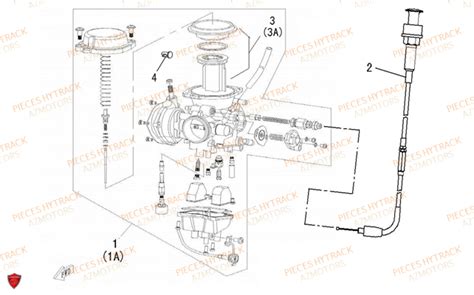 CARBURATEUR HYTRACK Pieces Quad HY500S HY510S Carbu 4x4