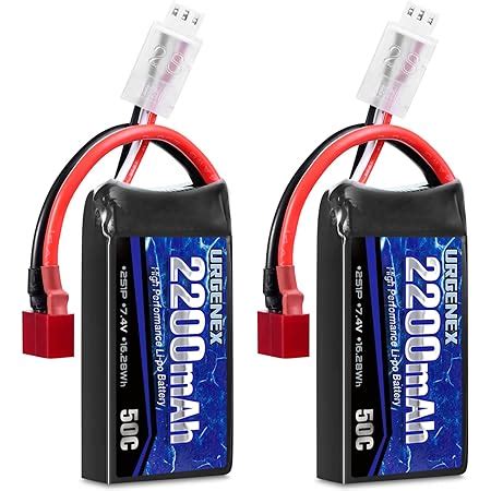 Amazon Urgenex V Mah Lipo Battery C High Discharge Rate