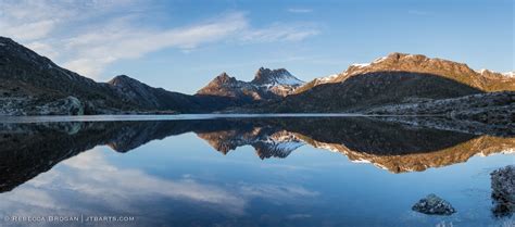 Cradle Mountain Winter Reflections in Dove Lake Panorama (Cradle ...