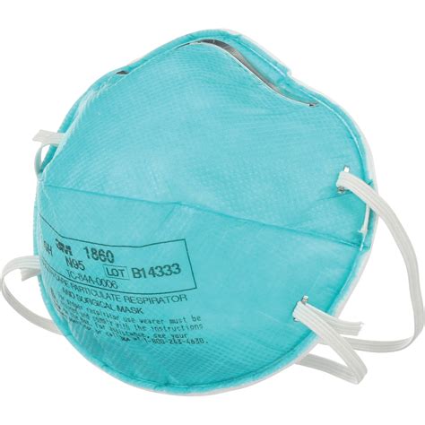 3M 1860 Particulate Healthcare Respirator, N95, NIOSH Certified