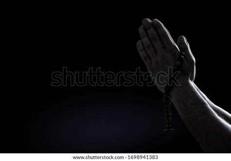 Praying Hands Faith Religion Belief God Stock Photo 1698941383