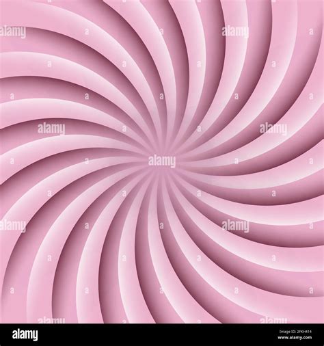 Soft Pink And White Rotating Hypnosis Spiral Twirl Abstract Background