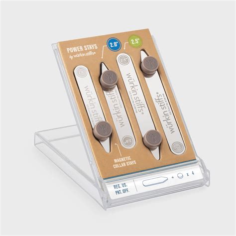 Magnetic Collar Stays - Two Pairs of Magnetic Power Stays – Wurkin Stiffs