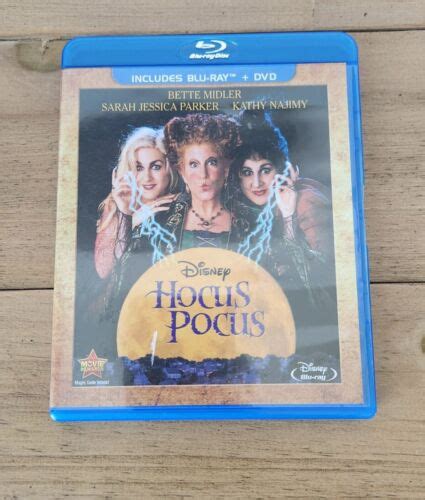 Hocus Pocus Blu Ray DVD 1993 Bette Midler Sarah Jessica Parker Disney