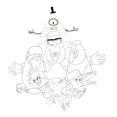 Fanart Gravity Falls Behance