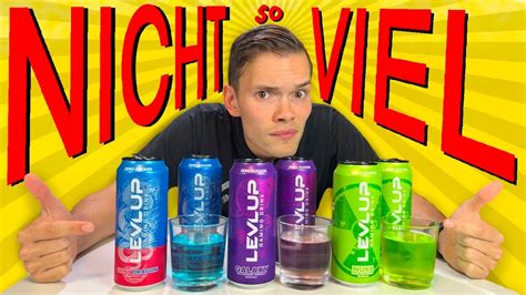 Was können Energy Drinks von LEVLUP Alle 3 Sorten im Test YouTube