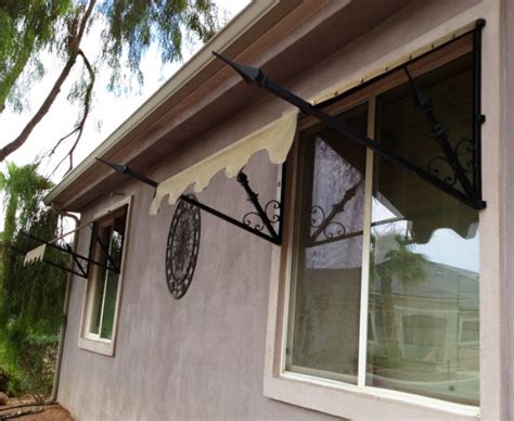 Wrought Iron Awning Aw Wrought Iron Design Artistic Iron Works