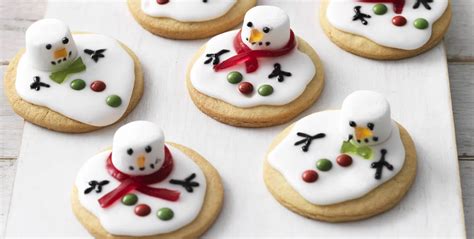 Melted Snowman Cookies