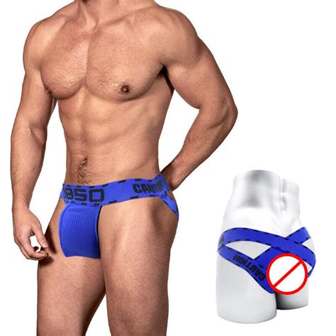 Cotton Low Waist Jockstrap Underwear Man Brief Slip Gay Sexy Men S Panties Ebay