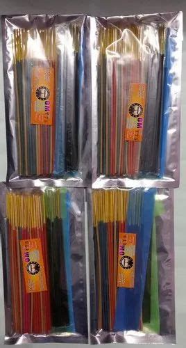 Om Round Jar Incense Sticks Agarbatti Colored Agarbatti Sticks For