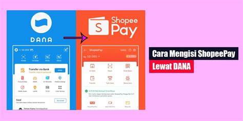 Cara Mengisi ShopeePay Lewat DANA LintasWarganet