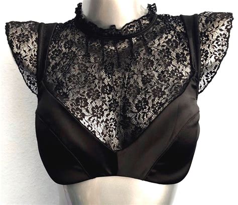 Victorias Secret Nwt Dream Angels Vs Black Satin Lace Lined Plunge High