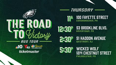 Roll into Eagles playoffs with The Road To Victory Bus Tour – NBC ...