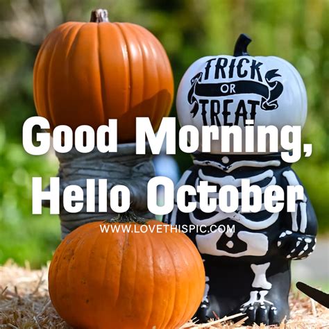 Good Morning Hello October Pictures Photos And Images For Facebook