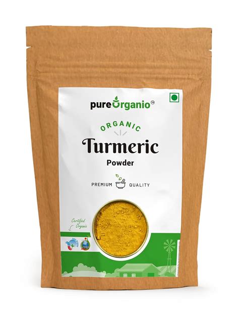 Pure Organio Organic Turmeric Powder Haldi Powder Organic Ideal For