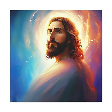 Jesus Christ Art Canvas LDS Art Christian Art the Son - Etsy