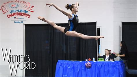 Whitney Bjerken Level 9 Gymnastics Eastern Championships YouTube