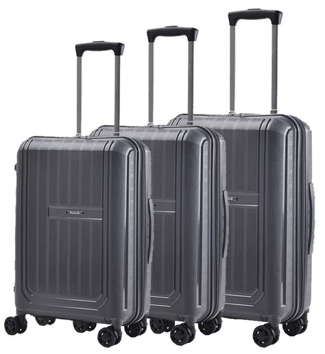 Bubule, სამგზავრო ჩემოდანი, ნაცრისფერი, 25 კგ - Veli store