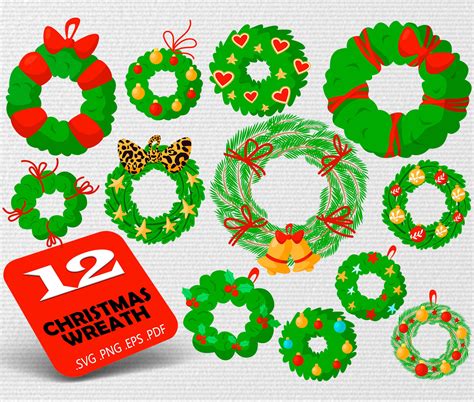 Christmas Wreath Svgmerry Christmas Svgchristmas Wreath Svgchristmas