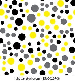 Gold Glittering Polka Dot Seamless Pattern Stock Vector Royalty Free