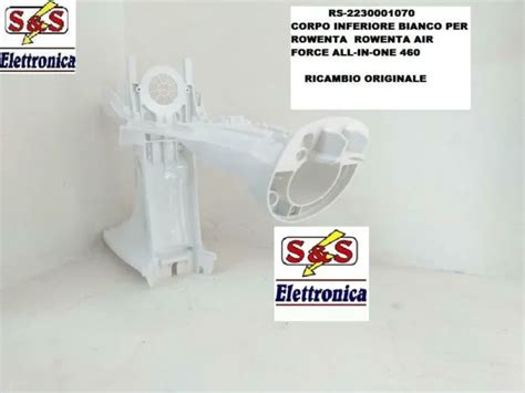 Rs Corpo Inferiore Scocca Bianco Per Rowenta Air Force All