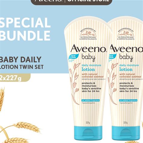 Jual SFR081 Aveeno Baby Daily Moisture Lotion Twin Set Set Lotion