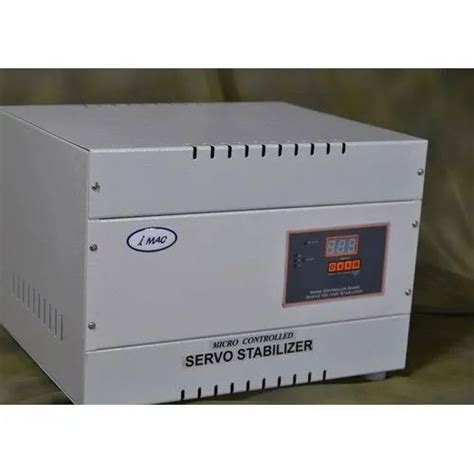 Micro Controller Single Phase Servo Voltage Stabilizer Current