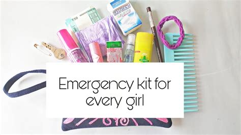 Emergency Kit For Every Girl Youtube