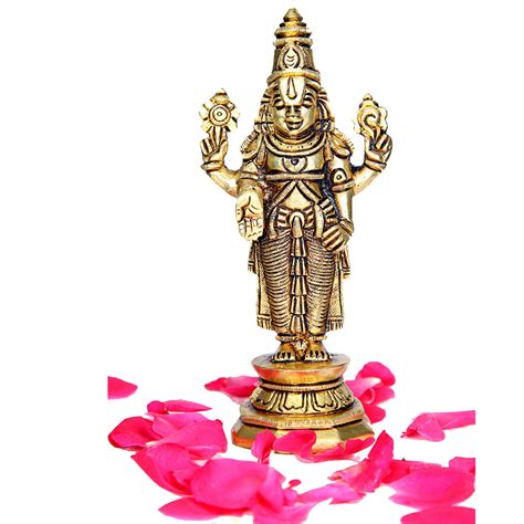 Brass World Tirupati Balaji Idol Brass Lord Venkateswara Idol Brass