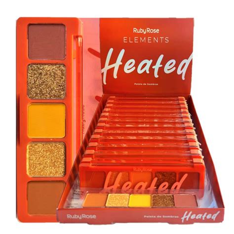 Ruby Rose Paleta De Sombras Heated HBF534 Box C 12 UND