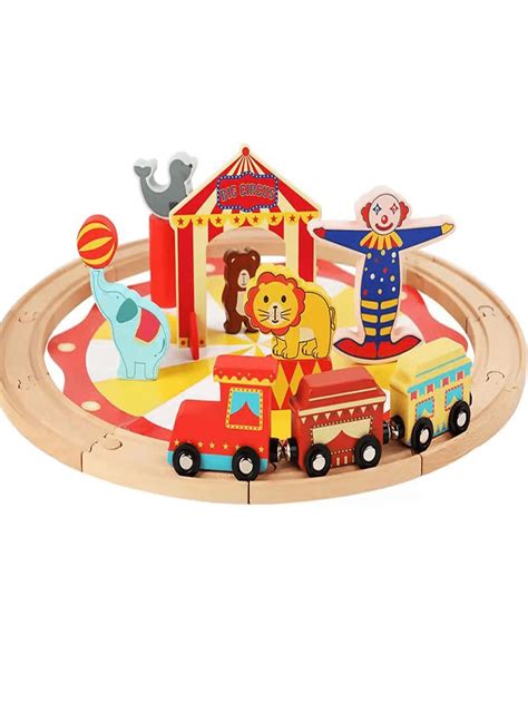 Wooden Circus Train Toy For Children | SHEIN USA