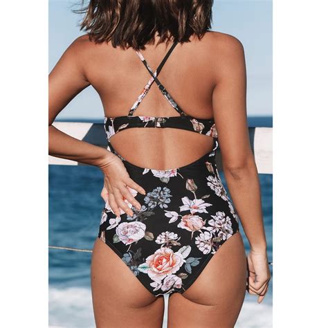 Century Star Women Bathing Suits Halter Top Vintage Inspired Boy Leg