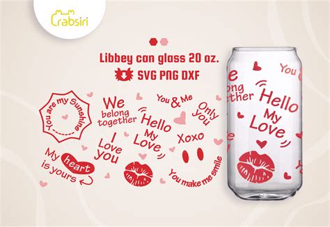 Libbey Glass Can 20 Oz Svg Crabsiri