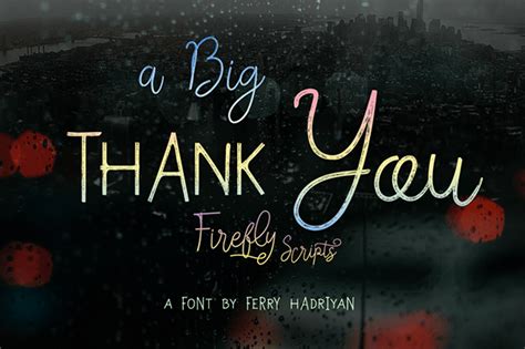 Firefly Handwritten Font Dezign Ark