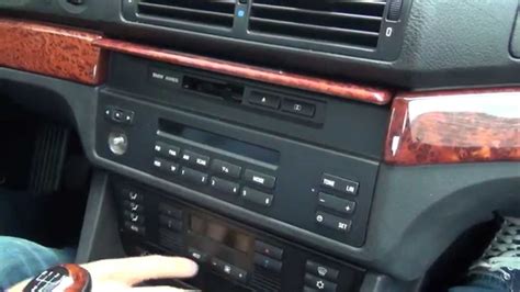 E Bmw Radio Removal Procedure Youtube