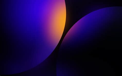 Gradient background Wallpaper 4K, Sphere, Dark background, Blue, 5K