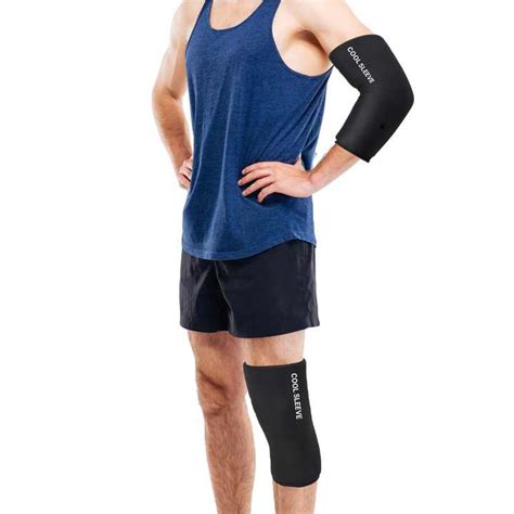Csi Patented Gel Reusable Flexible Ice Sleeve For Arm Leg Hot Cold Compression Wrap Gel Freeze