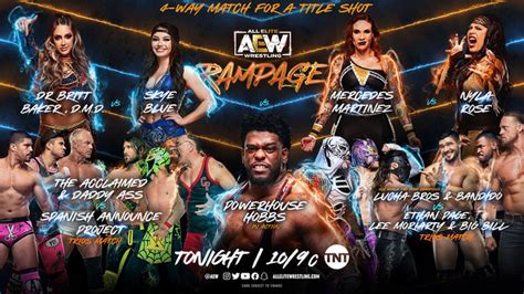 Aew Rampage De Junio Repeticion Y Resultados Latinluchas