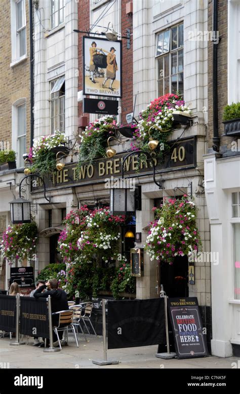 The Two Brewers Public House In Covent Garden London England Stock