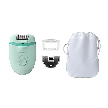 Accessories of Satinelle Essential Corded compact epilator BRE265/00 ...