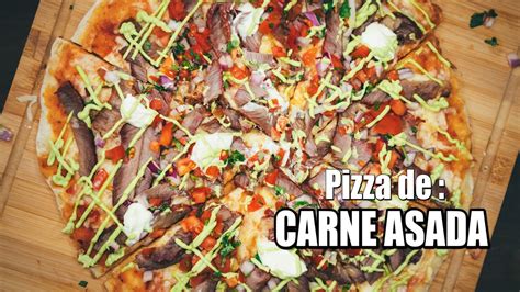 COMO PREPARAR PIZZA DE CARNE ASADA BY Arditos Kitchen YouTube