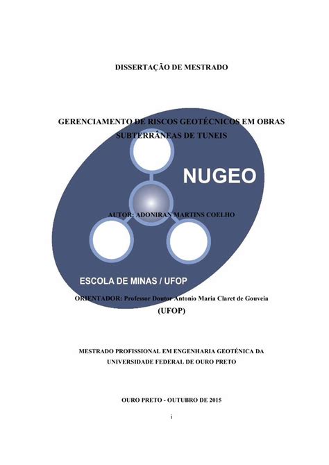 PDF GERENCIAMENTO DE RISCOS GEOTÉCNICOS EM OBRAS nugeo ufop br