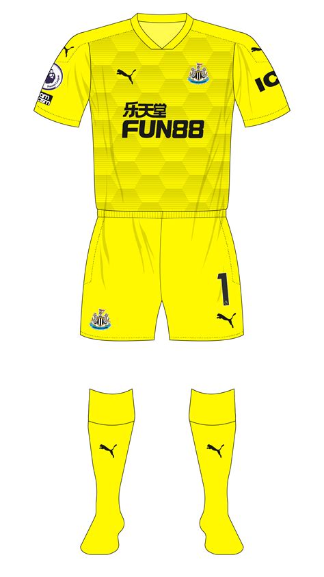 Newcastle United 2020 2021 Puma Goalkeeper Yellow 01 MuseumofJerseys