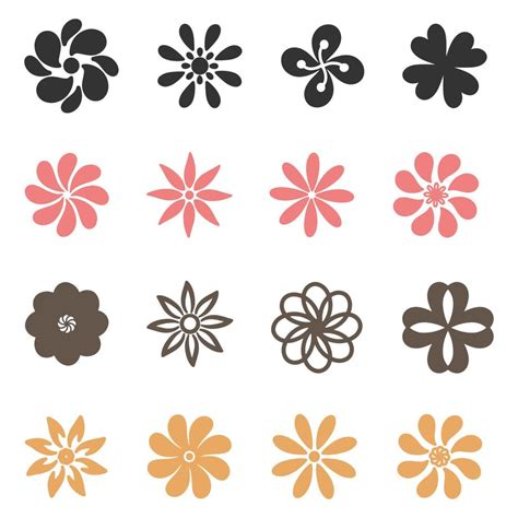 vector spring flower collection 23063420 Vector Art at Vecteezy