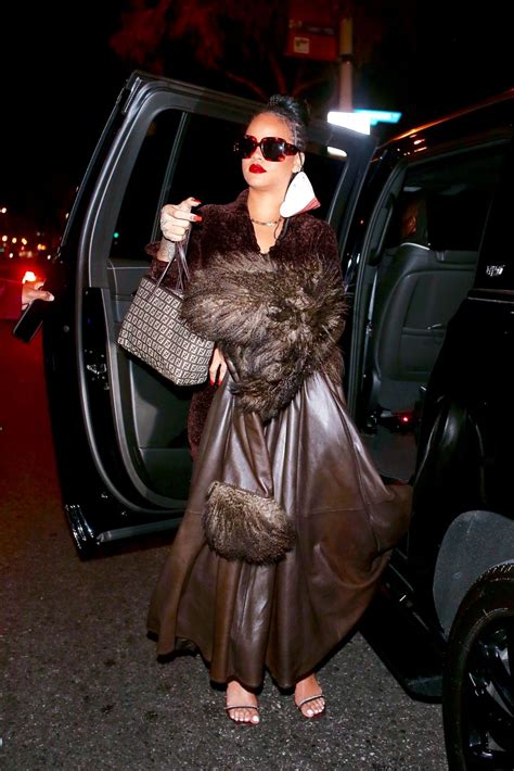 Rihanna Sexy Legs In A Short Dress Out In Santa Monica Hot Celebs Home