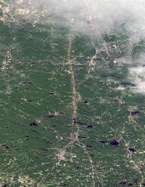 Photo Captured from Space Shows Destructiveness of Tornado