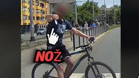 Video Podivljali Biciklist U Zagrebu Vozio Se Na Crveno Mahao No Em I