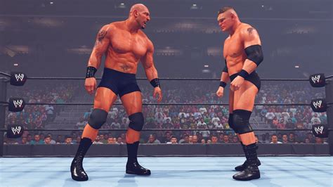 Brock Lesnar 03 Vs Laviathan Batista Wwe 2k23 Youtube