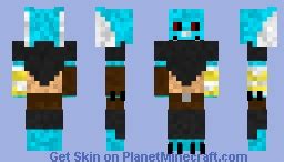 Ravenite Dragonborn Minecraft Skin